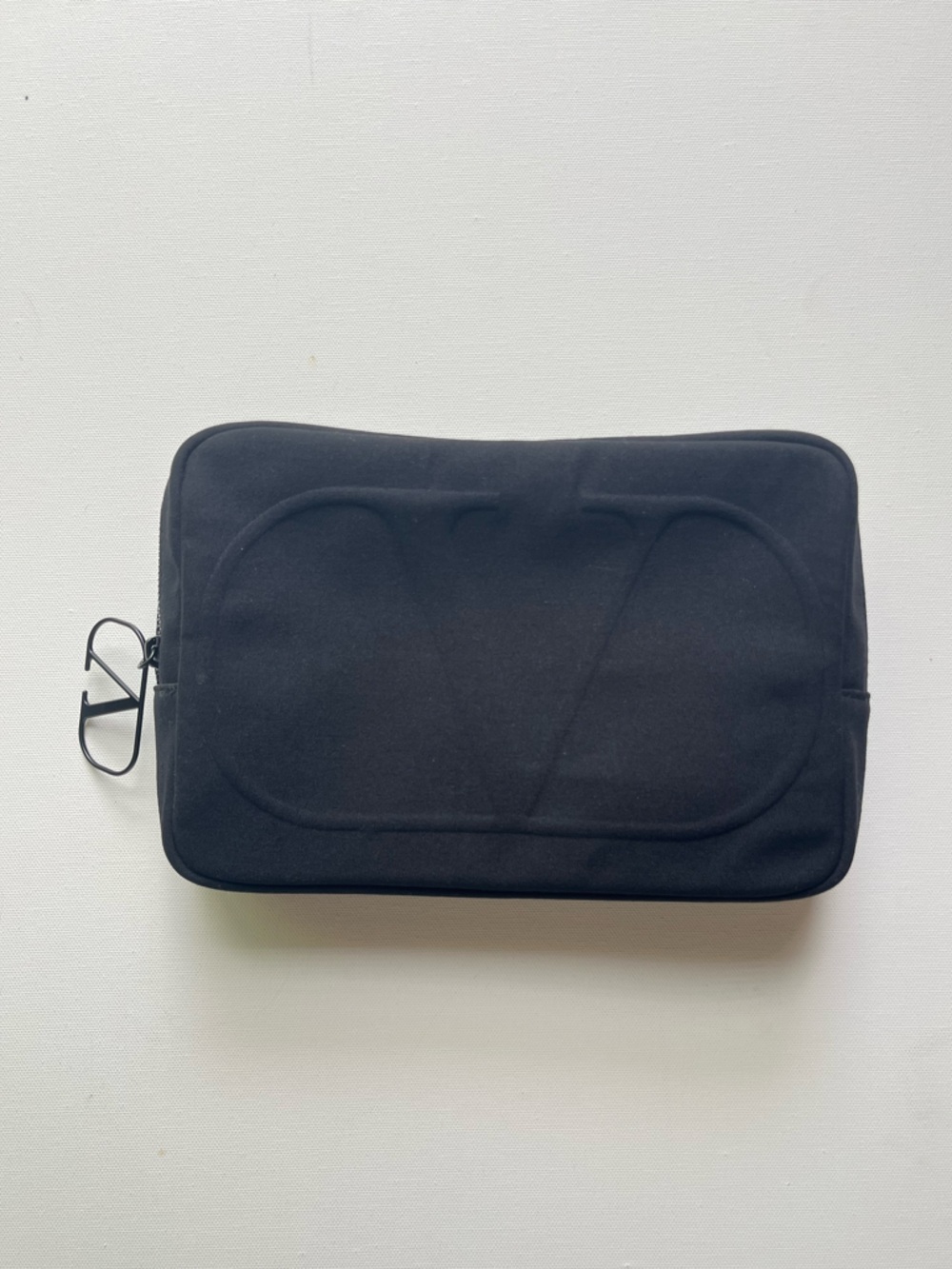 Valentino Beauty Black Makeup Bag